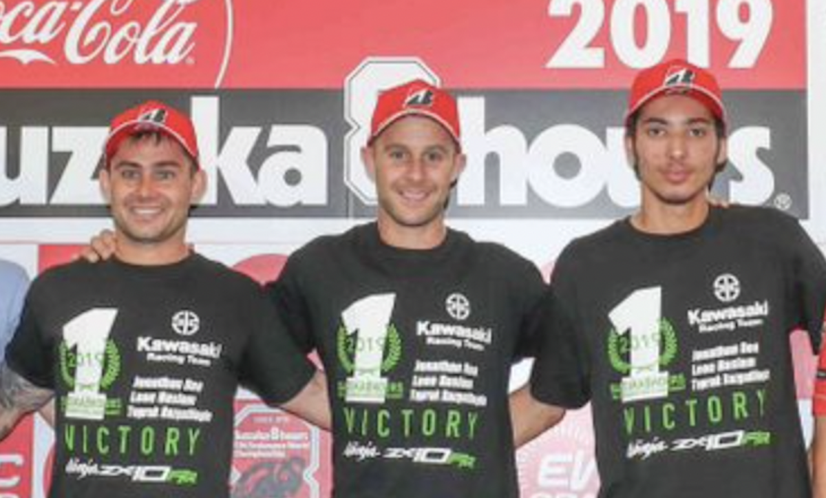 Leon Haslam, Jonathan Rea, Toprak Razgatlioglu, 2019 Suzuka 8 Hours